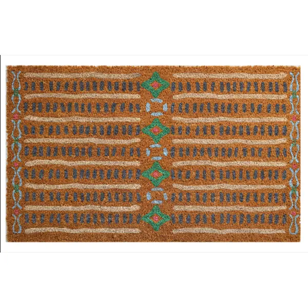 Коврик декоративный кокос Velcoc Kera Stripes 40x75 см