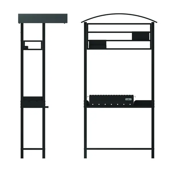 Мангал Grillux Стандарт 3 мм 210x114x71 см