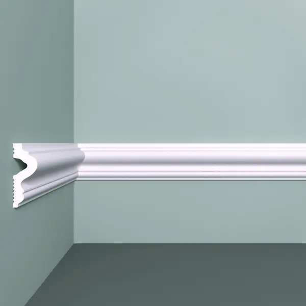 Молдинг потолочный полистирол ударопрочный Bello Deco XPS М 10 белый 17x45x2000 мм