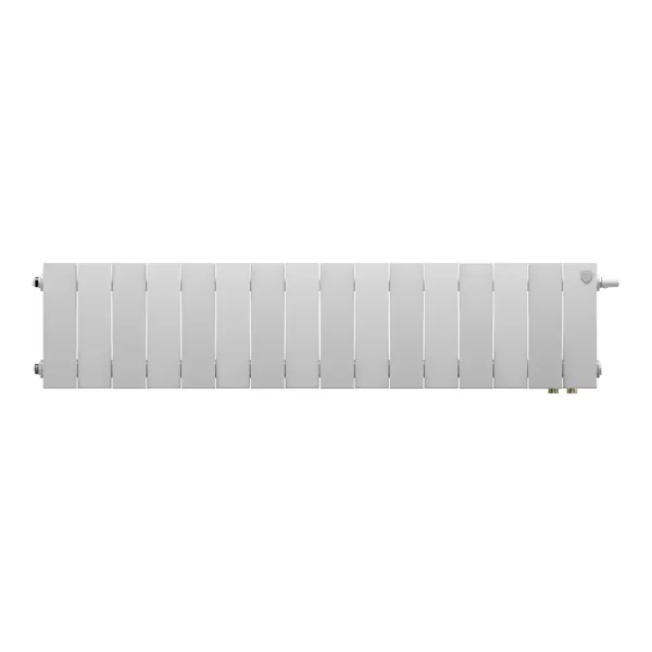 Радиатор секционный Royal Thermo PianoForte VDR80 200/10 16 секций нижнее правое подключение биметалл белый