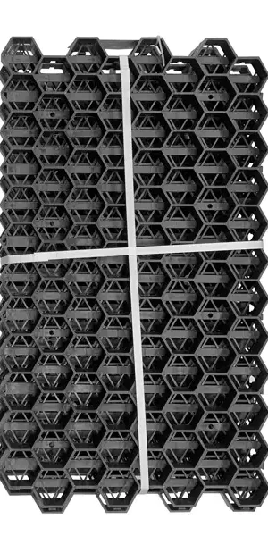 Газонная решетка Beginia пластик 70x40x3.2 см цвет черный 4 шт.