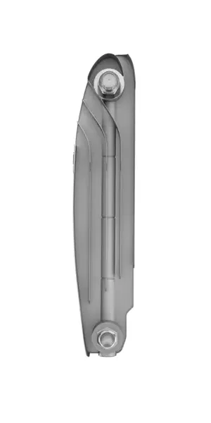 Радиатор секционный Royal Thermo Biliner 350/87 12 секций нижнее подключение биметалл серый