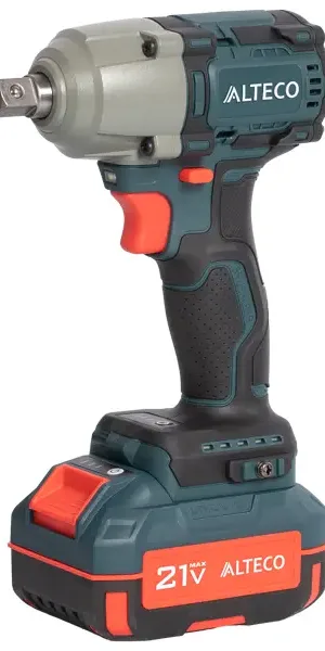 Гайковерт аккумуляторный ударный бесщеточный Alteco CIW 21-500 BL, 21 В Li-ion 1x4 Ач