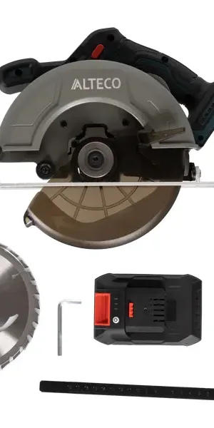 Пила циркулярная аккумуляторная Alteco CCS 20-165 Li BL, 20 В Li-ion 4 Ач, 165 мм