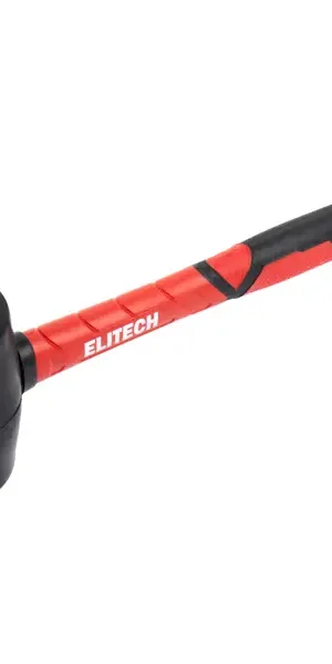 Киянка резиновая черная Elitech 620101 450 г