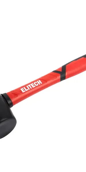 Киянка резиновая черная Elitech 620101 450 г