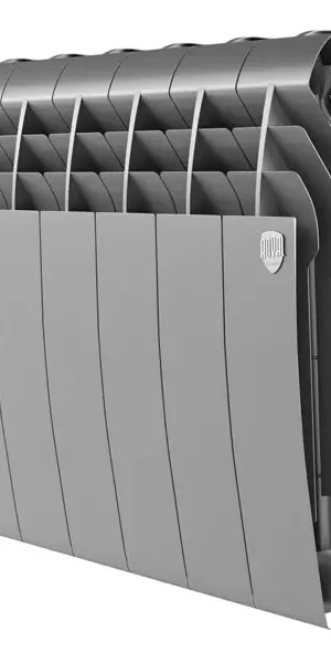 Радиатор секционный Royal Thermo BiLiner B 350/87 6 секций боковое подключение биметалл серый