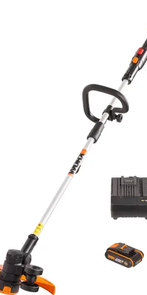 Триммер аккумуляторный Worx WP185E 40 В 2x2 Ач АКБ и ЗУ входит в комплект