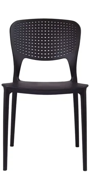 Стул Todo STT-02-03 46x45x42 см ножки ПВХ/черный сиденье полипропилен цвет черный