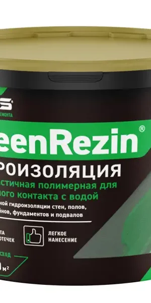 Гидроизоляция эластичная Glims GreenRezin 7 кг