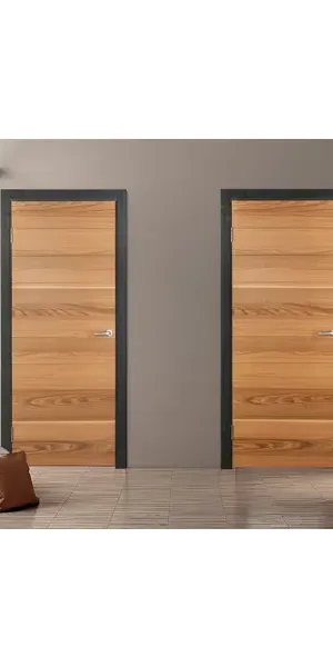 Дверь межкомнатная глухая Loft 60x200 см шпон цвет дуб рустик без замка, без петель