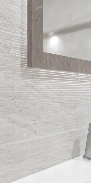 Плитка настенная Azori Portu Perla Strut 31.5x63 см 1.79 м² матовая цвет серый