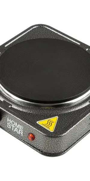 Электрическая настольная плита HomeStar HS-1102 24.6 см 1 конфорка цвет серый