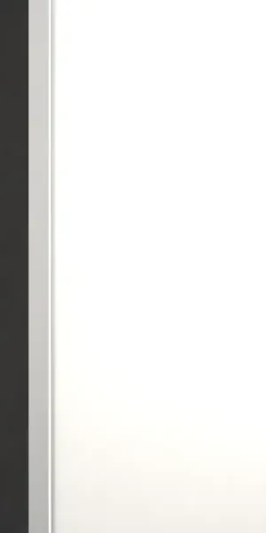 Дверь межкомнатная глухая INVISIBLП 80x230 см эмаль белый с замком