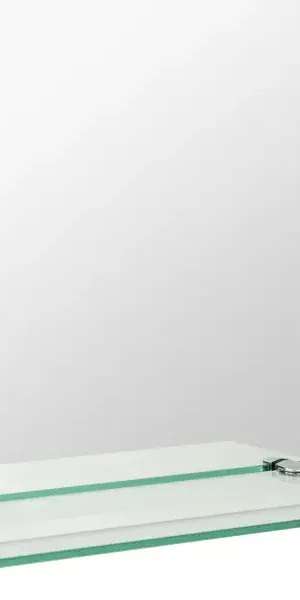 Зеркало для ванной Omega Glass NNSP008М с полкой 50x70 см прямоугольное