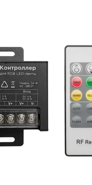 Контроллер 12-24 В 240 Вт пульт до 15 м ленты IP20