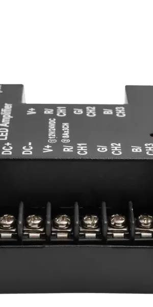 Усилитель RGB 12-24 В 288 Вт 5 А на канал до 20 м ленты IP33