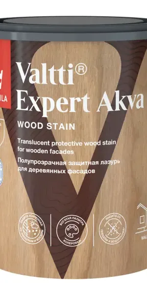 Антисептик защитно-декоративный Tikkurila Valtti Expert Akva сосна полуматовый 0.9 л
