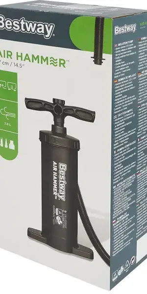 Насос ручной Bestway Air Hammer 37 см полипропилен черный