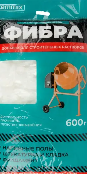 Фибра для бетонов и растворов Fibra, 600 г