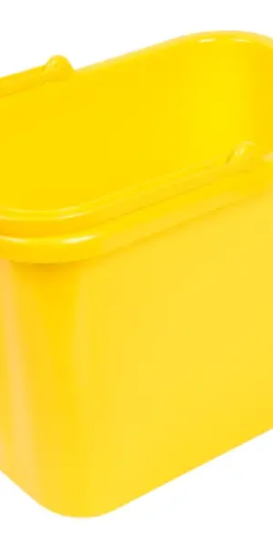 Ведро прямоугольное Idea 9.5 л пластик цвет жёлтый