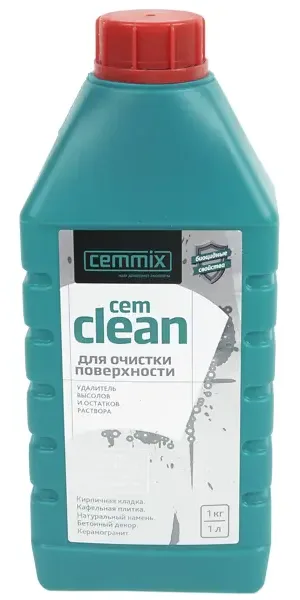Удалитель высолов и остатков раствора Cemmix CemClean 1 л