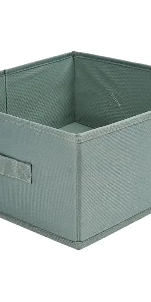 Короб Spaceo KUB 31x31x15 см 14.4 л полипропилен цвет тёмно-зеленый