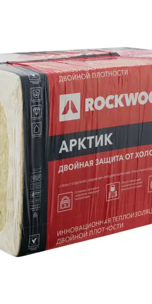 Утеплитель Rockwool Арктик 100 мм 5 шт 600x1000 мм 3 м²