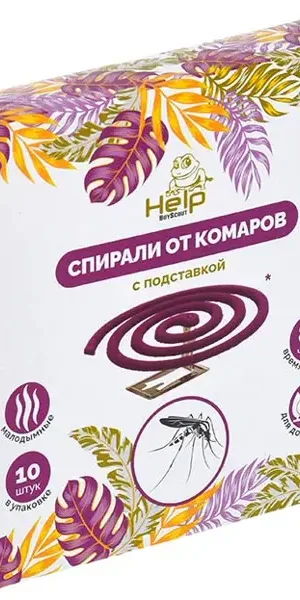 Спирали Help от комаров 10 шт