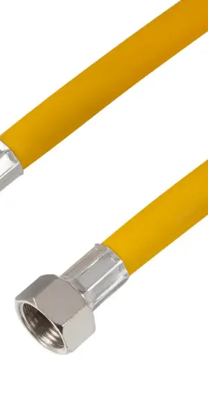 Газовый шланг армированный Tuboflex 1/2" внутренняя резьба 1.5 м