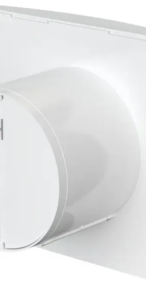 Вентилятор осевой вытяжной Diciti Silent 4C Turbo D100 мм 36 дБ 120 м³/ч обратный клапан цвет белый