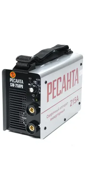 Сварочный аппарат инверторный Ресанта САИ-215ПРО, 220 А, до 5 мм