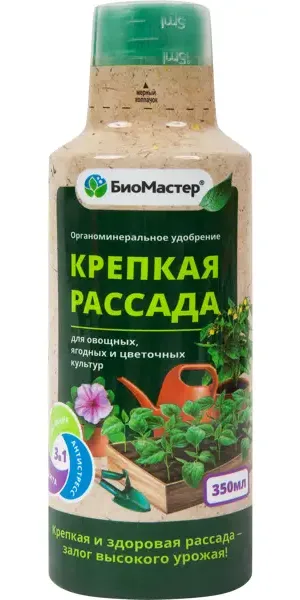 Удобрение БиоМастер Крепкая рассада 350 мл