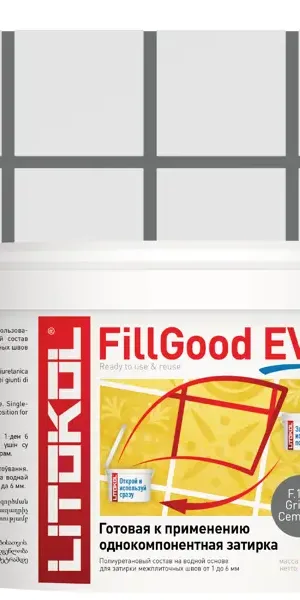 Затирка полиуретановая Litokol Fillgood Evo F125 цвет серый цемент 2 кг