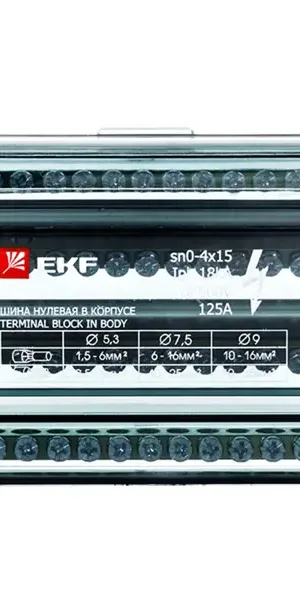 Шина N EKF в корпусе 4x15 мм