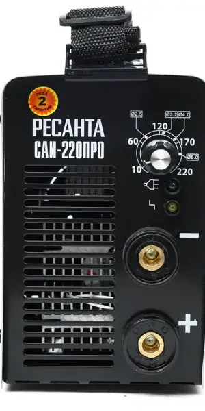Сварочный аппарат инверторный Ресанта САИ-220ПРО, 220 А, до 6 мм
