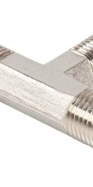 Тройник для компрессора Elitech T - 1/4 MMM