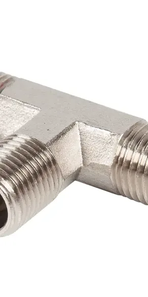 Тройник для компрессора Elitech T - 1/4 MMM