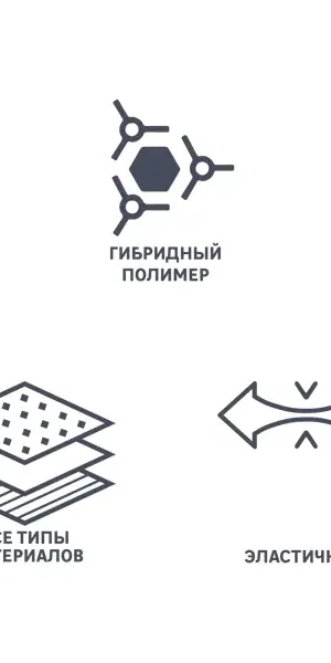 Герметик универсальный гибридный Axton белый 280 мл