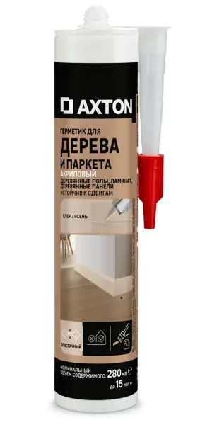 Герметик акриловый Axton для дерева клен/ясень 280 мл