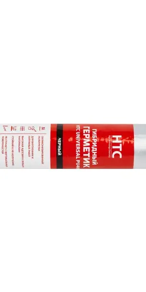 Герметик гибридный HTC Univ PU40 600 мл черный