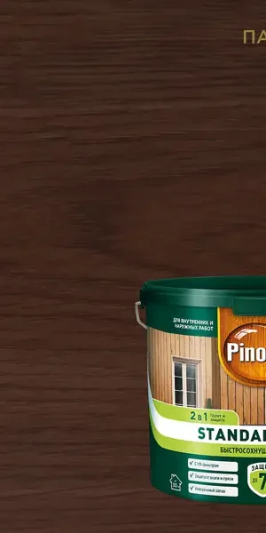 Антисептик Pinotex Standard Plus полуматовый палисандр 2.5 л