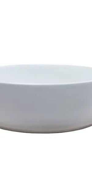 Раковина Slim Krug White накладная 37 см матовая керамика цвет белый