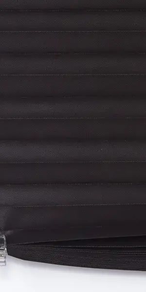 Штора плиссе LY-PB03 90x190 см текстиль черные