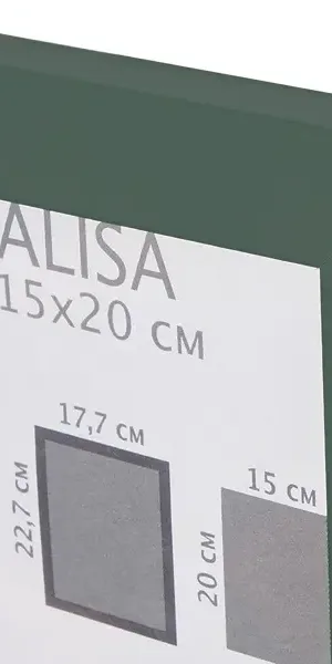 Рамка Inspire Alisa 15x20 см МДФ цвет зеленый