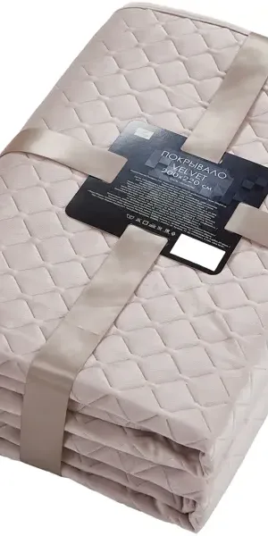 Покрывало Velvet 200x220 см полиэстер цвет розовый