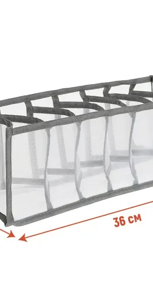 Органайзер Smart Storage 36x12x17 см нейлон цвет серый