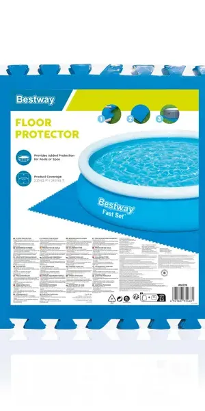 Подложка для бассейна Bestway 58220 полиэтилен 50x50 см цвет синий