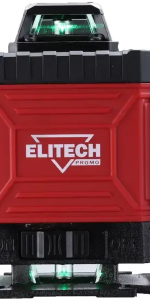 Нивелир лазерный Elitech 16Л-ЗЕЛ зеленый луч, 25 м