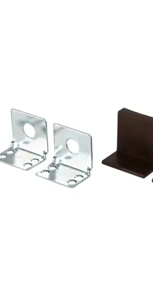 Навес мебельный 45x50 мм сталь/пластик цвет венге 2 шт.